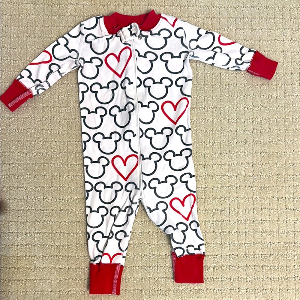 HA 60 Disney Mickey Mouse Red and White Sleeper